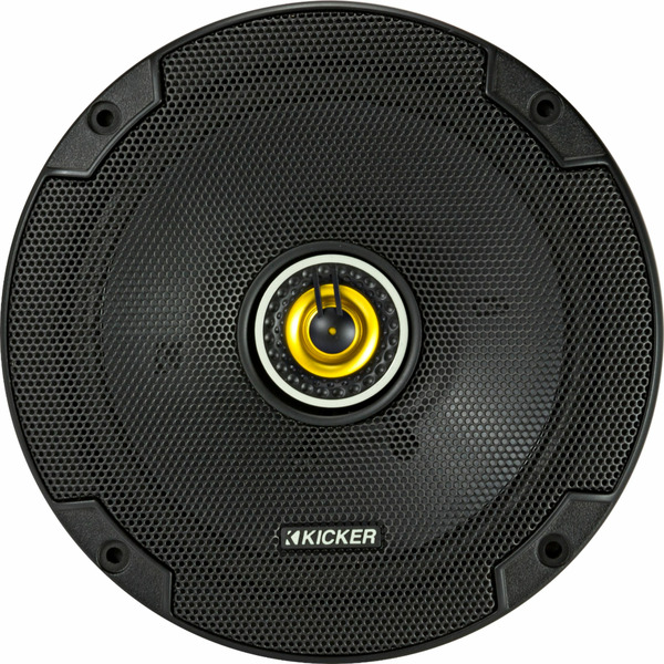 KICKER CS Series 6-3/4" Yellow & Black 2-Way Car Speakers With Polypropylene Cone Pair