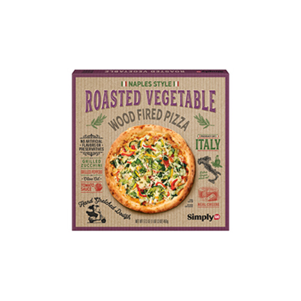 SimplyGO Roasted Vegetable Wood Fired Frozen Pizza