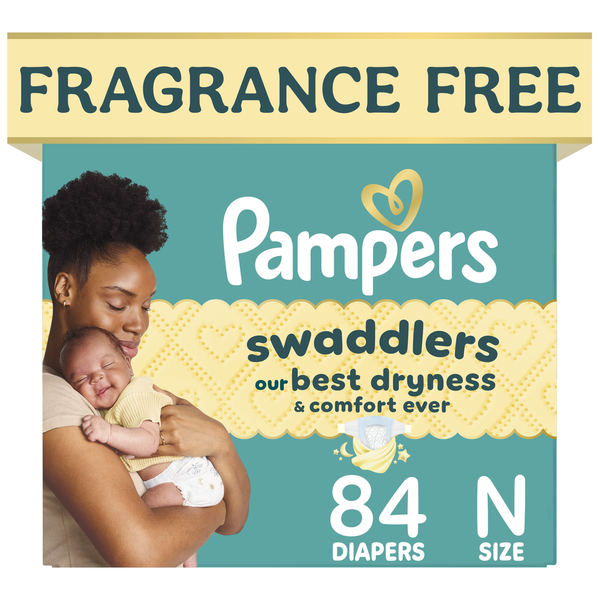Pampers Swaddlers Newborn Diapers Size N