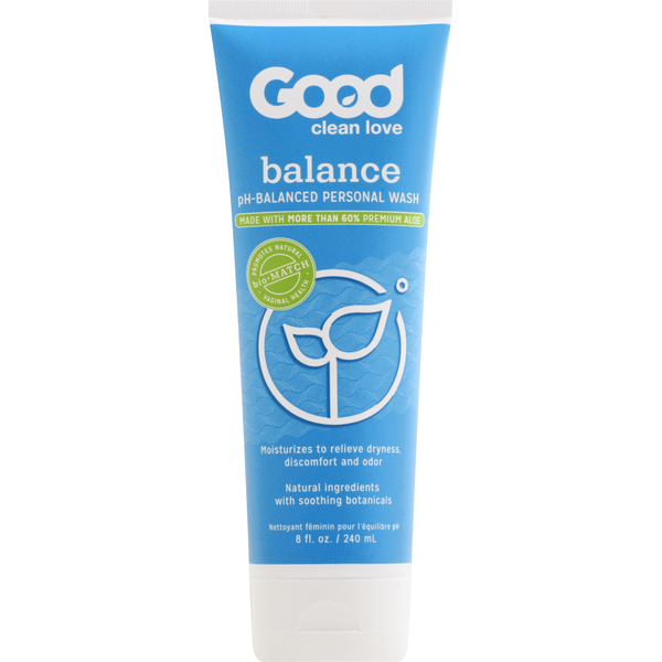 Good Clean Love Personal Wash, Balance, pH-Balanced (8 oz ...