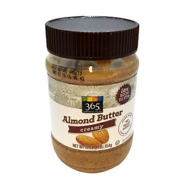 365 Creamy Almond Butter (16 oz) from Whole Foods Market Instacart