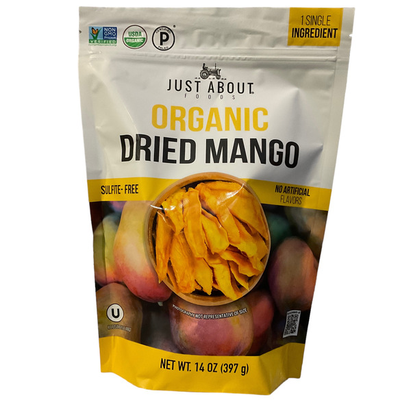 Just About Foods Organic Dried Mango