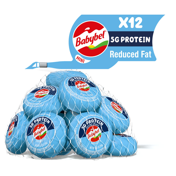 Babybel Reduced Fat Snack Cheese, 8.5 oz (12 Count)