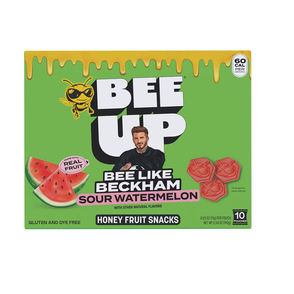 Bee Up Sour Watermelon Bee Like Beckham Honey Fruit Snacks