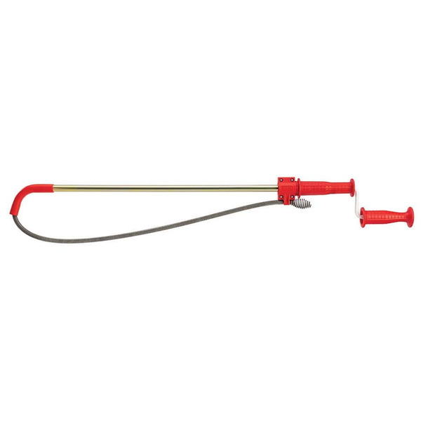 Ridgid K-3 Ultra Flexible Toilet Auger With Unclogging 3 Ft. Snake And Integrated Bulb Head, Plumbing Toilet Snake For Drain