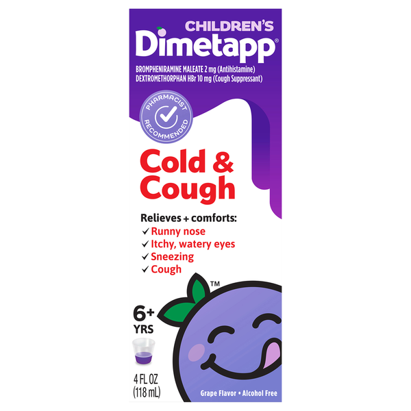 Dimetapp Children's Grape Flavor Cold & Cough Same-Day Delivery