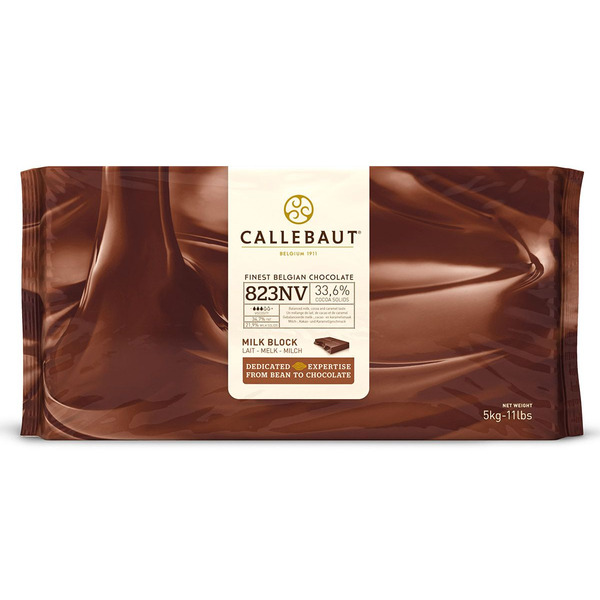 Callebaut - 823 Milk Chocolate - 11 lbs Block