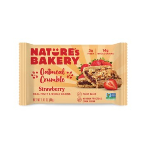 Nature's Bakery - Oatmeal Crumble, Strawberry, 12 Ct