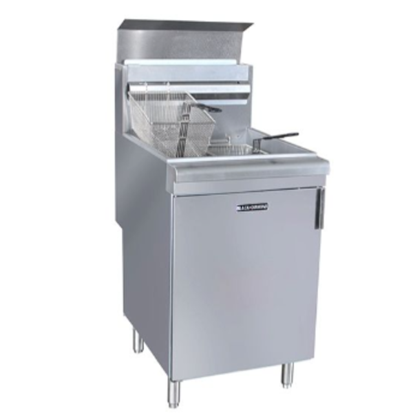 Qualite QL-15 - Liquid Propane Floor Fryer, 150K BTU, 65-70 lb capacity