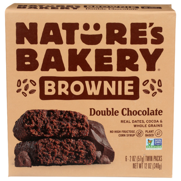 Nature's Bakery Double Chocolate Brownies Same-Day Delivery or