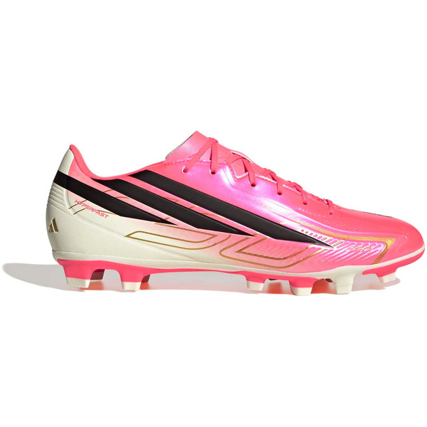 adidas F50 Hyperfast Club FG/MG Soccer Cleats, Size M6/W7, Medium/D - Pink/Black