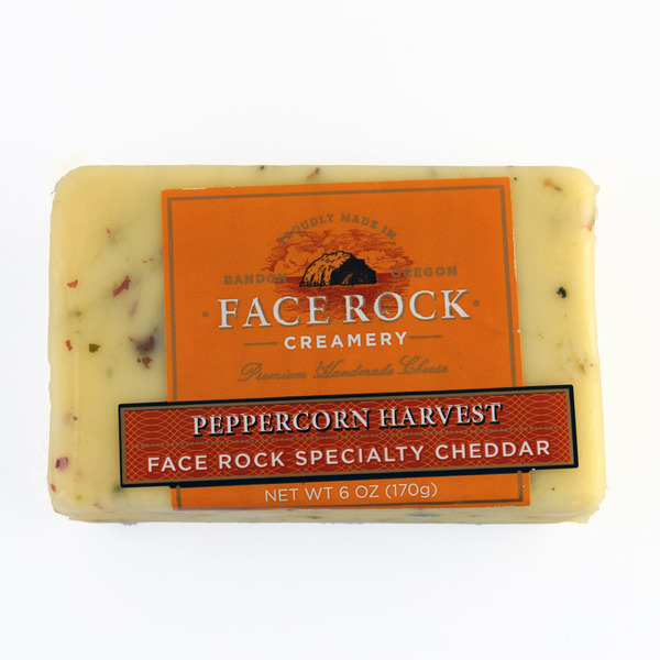 Face Rock Creamery Peppercorn Harvest, Tri-color Peppercorn Cheddar Cheese