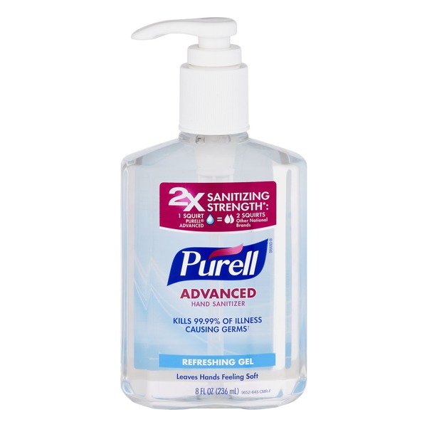 purell advanced hand sanitizer refreshing gel from shop n save