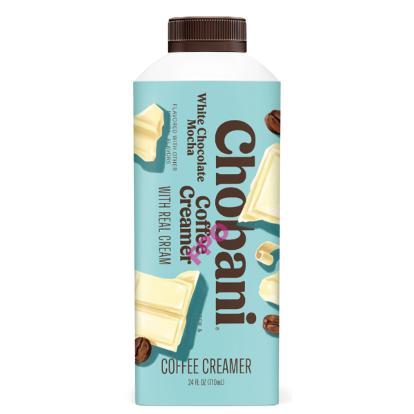 Chobani Coffee Creamer, with Real Cream, White Chocolate Mocha
