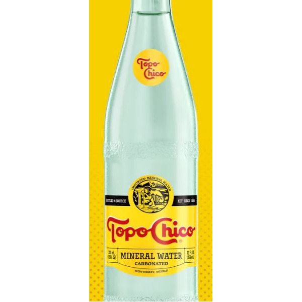Topo Chico Sparkling Mineral Water, 750 ml - 12 ct