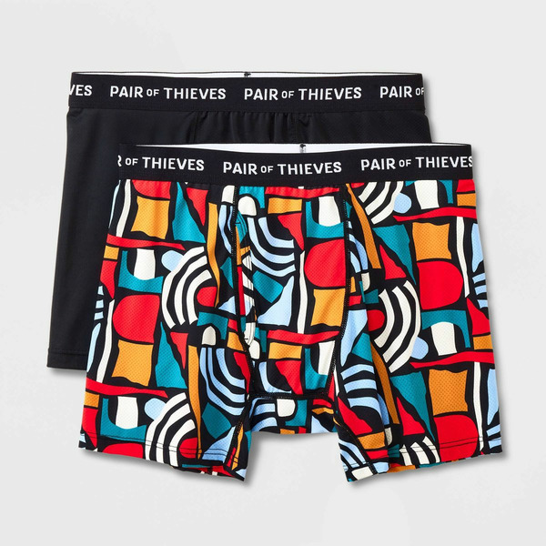 Not Red Boxer Target Pair of Thieves Men's Solid/Abstract Print Super Fit Boxer ...
