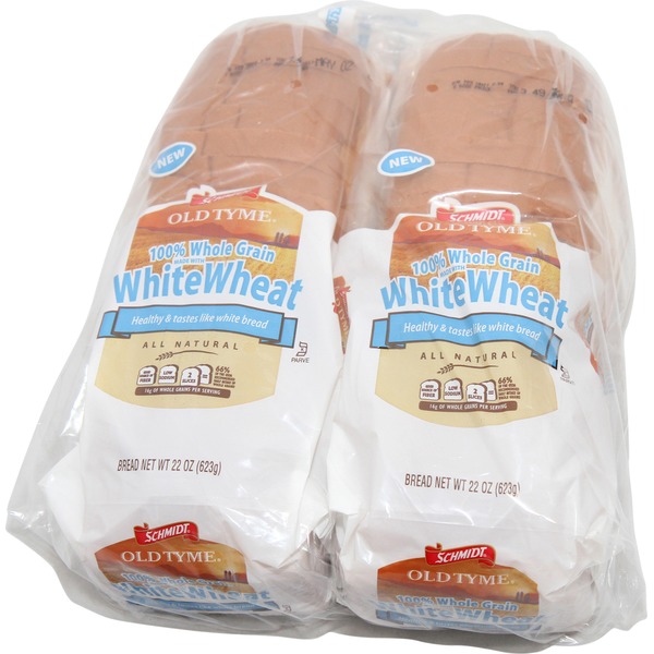 Schmidt's Old Tyme 100 Whole Grain White Wheat Flour Bread (22 oz