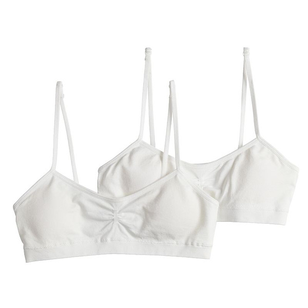 Hanes Girls' Seamless Molded Wirefree Bra