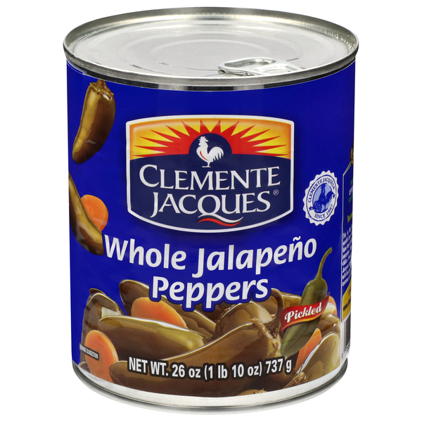 Clemente Jacques Jalapeno Peppers, Whole, Pickled