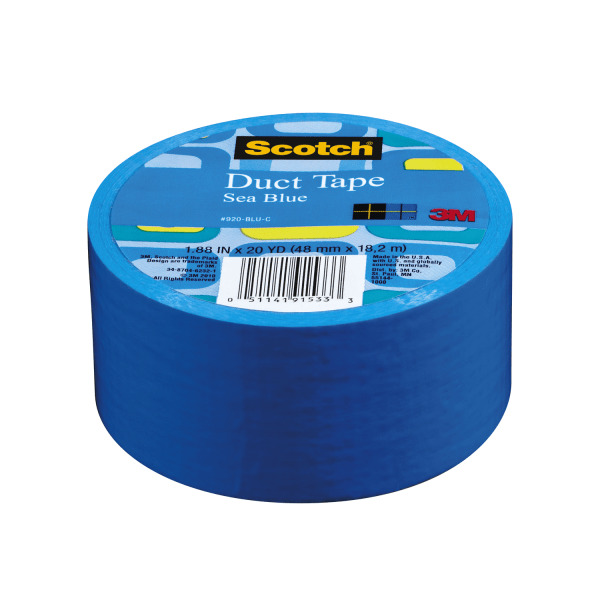 Scotch Duct Tape, Sea Blue