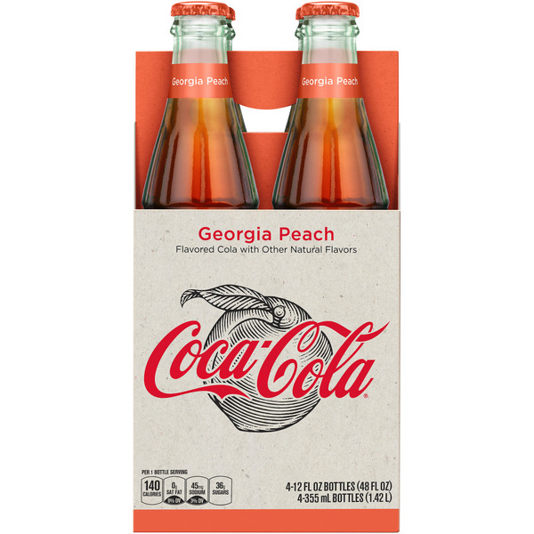 Douglas Food Valu Coca-Cola Georgia Peach Soda Soft Drink Same-Day
