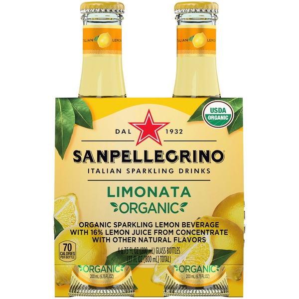 San Pellegrino Italian Sparkling Drinks Organic Limonata Same-Day
