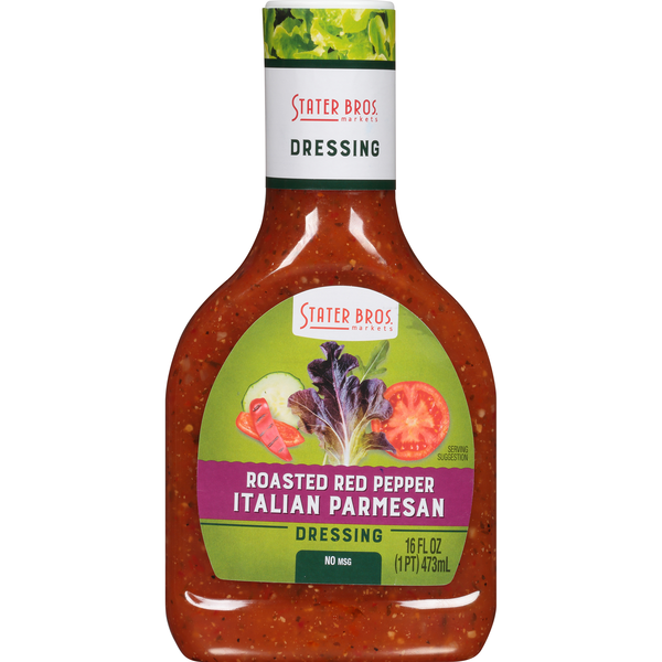 Stater Bros Markets Roasted Red Pepper Italian Parmesan Dressing (16 fl