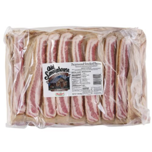 Old Smokehouse Pecanwood Smoked Bacon 9-13   2-1lb