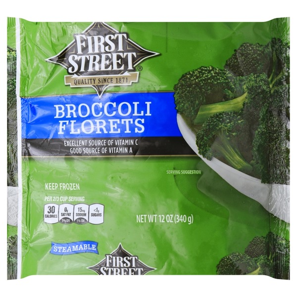First Street Broccoli, Florets