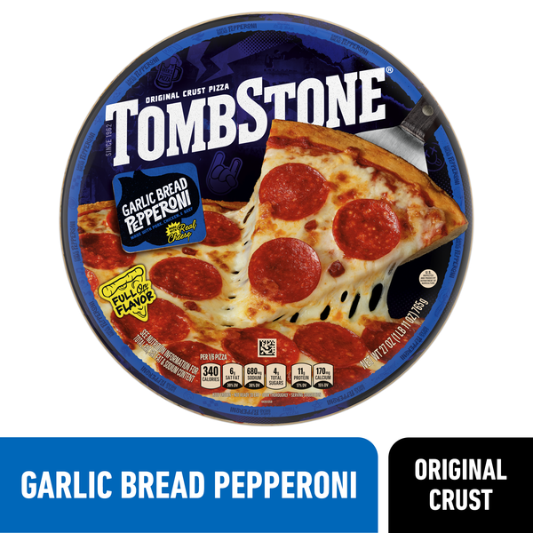 Tombstone Original Crust Garlic Bread Pepperoni Pizza Same-Day