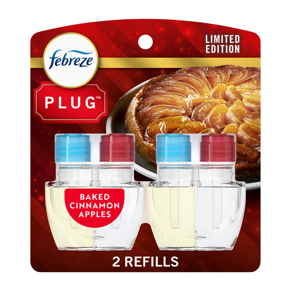 Febreze Plug In Air Freshener Scented Oil Refill Baked Cinnamon