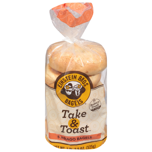 Einstein Bros. Bagels Bagels, Asiago Same-Day Delivery or Pickup