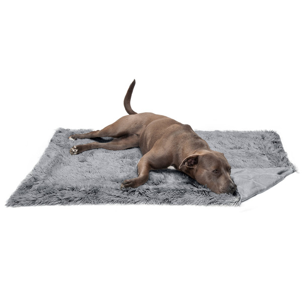 Fur Haven Calming Throw Blanket - Dark Grey
