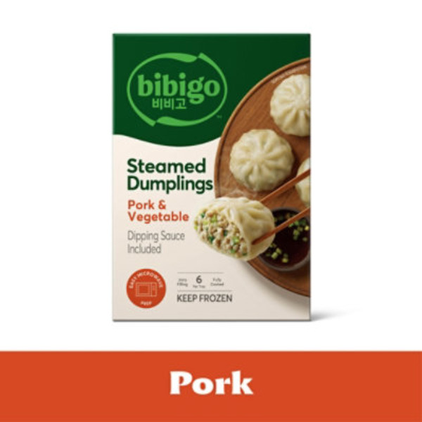 Bibigo Frozen Pork & Vegetable Steamed Dumplings