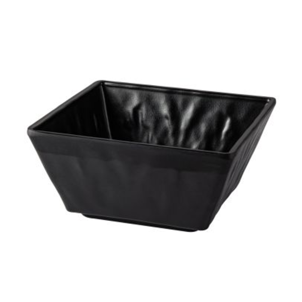 BOWL SQR MATTE BLK 9.5IN