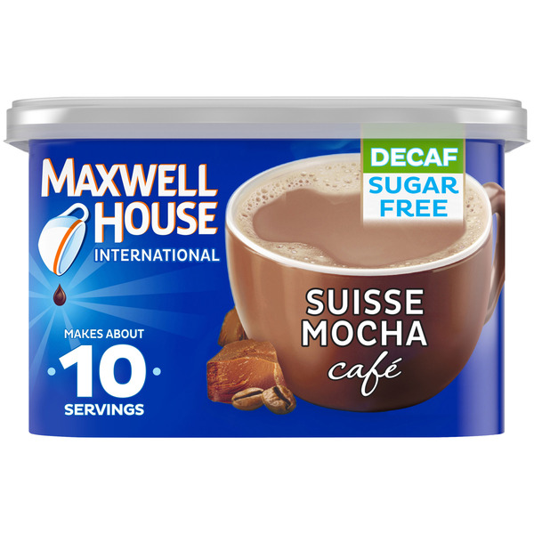 Maxwell House Suisse Mocha Cafe-Style Decaf Sugar Free Instant