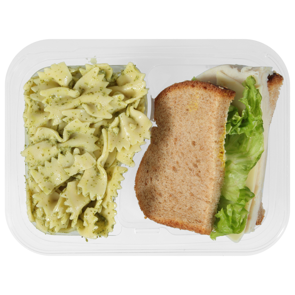 ReadyMeals Sandwich, with Basil Pasta, Turkey & Swiss