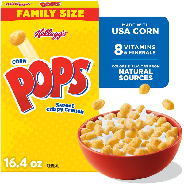Kellogg's Corn Pops Family Size Breakfast Cereal