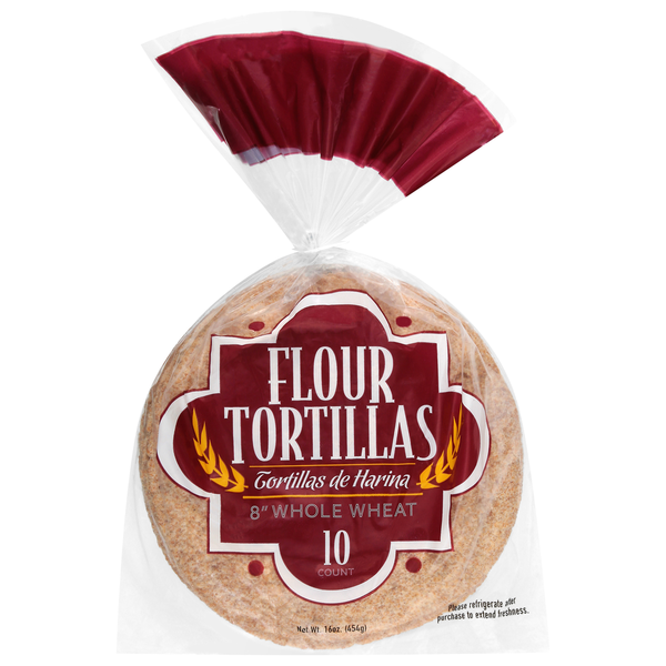 USM Marketing Whole Wheat 8 Inch Flour Tortillas