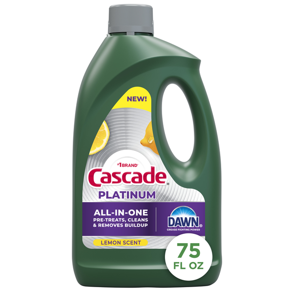 Cascade Platinum All-In-One Lemon Scent Dishwasher Detergent Same