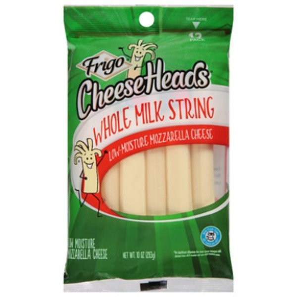 Frigo Cheese Heads Whole Milk Mozzarella String Cheese