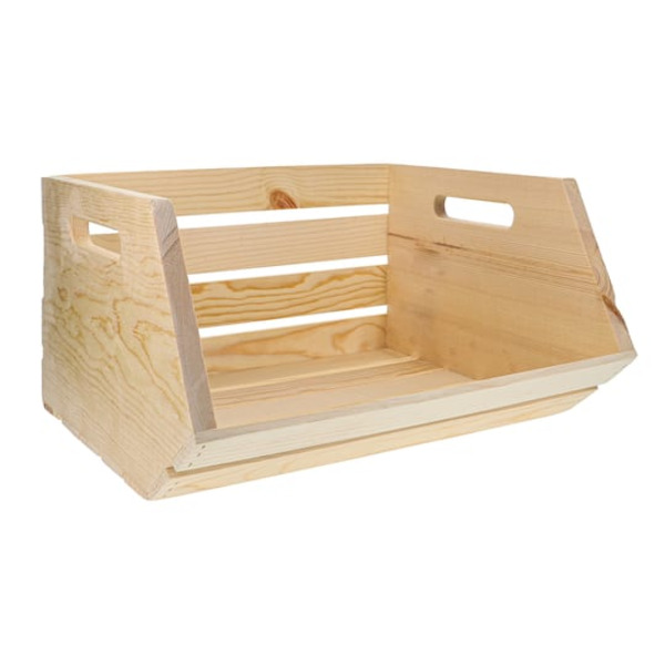 Make Market Stackable Wood Crate