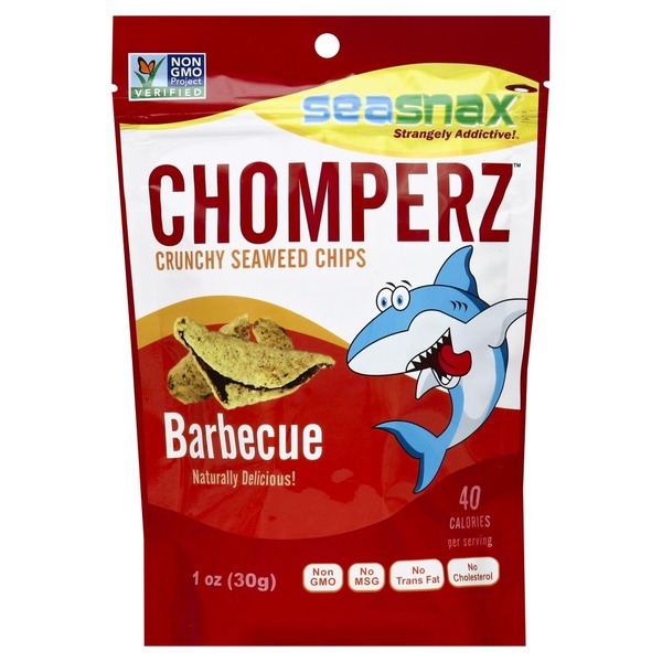 SeaSnax Seaweed Chips, Crunchy, Barbecue Flavor (1 oz) Instacart
