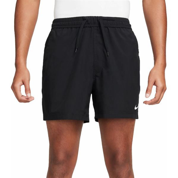 Nike Men's Dri-Fit Form 5 Inch Inseam Unlined Versatile Shorts, Large - Black