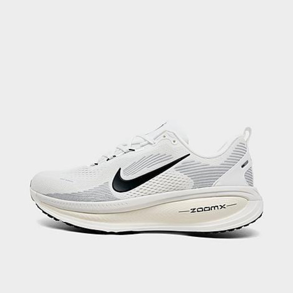 Nike Men's Vomero 18 Running Shoes, Size 8.5, Medium/D - White/Black/Sail