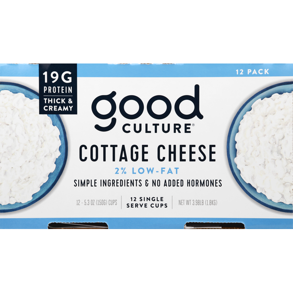 Good Culture Cottage Cheese Thick Creamy 12 Pack 12 Each Delivery Or Pickup Near Me Instacart