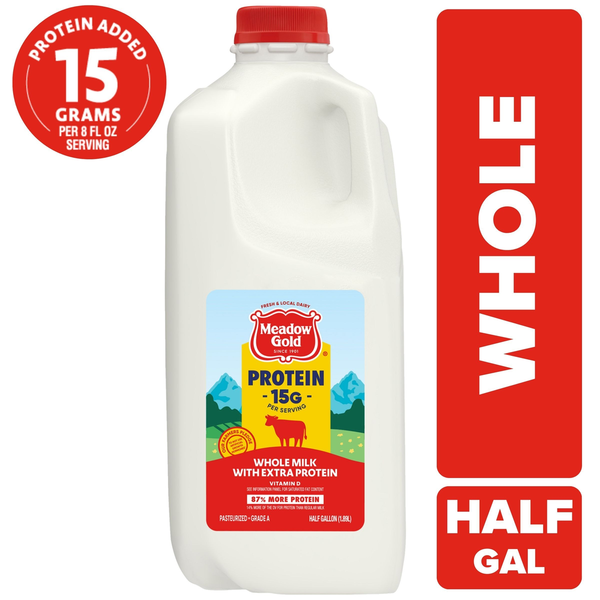 Meadow Gold Extra Protein Whole Milk