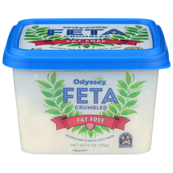 Odyssey Fat Free Crumbled Feta Cheese Same-Day Delivery or Pickup
