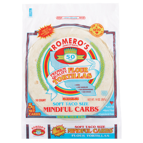 Romero's Mindful Carbs Soft Taco