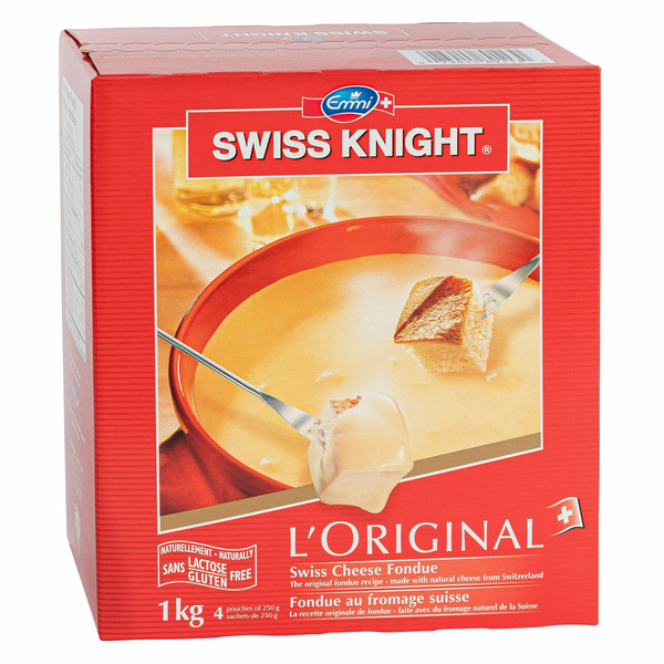 Swiss Knight Boite de Fondue au Fromage Suisse